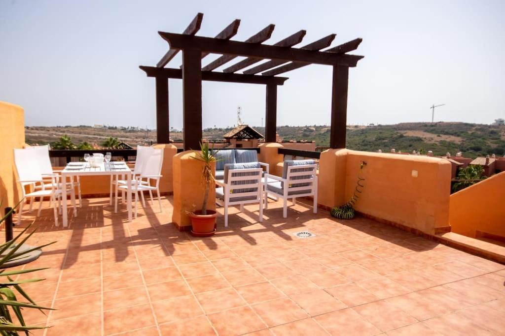 Penthouse With Roof Terrace, Bbq, Pool- And Sea Views Daire Buenas Noches Dış mekan fotoğraf